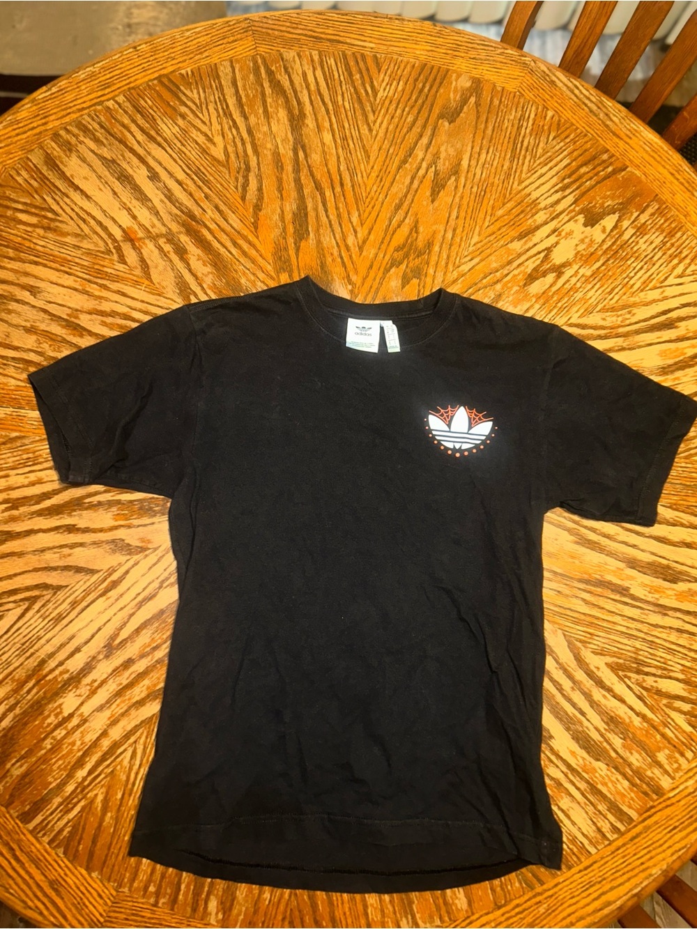 Adidas Originals 3D Power Trefoil Day of the Dead Sugar Skull T-Shirt Black Men’